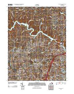 Occoquan 2010 topographic map thumbnail