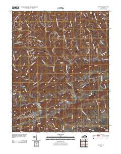 Honaker 2010 topographic map thumbnail