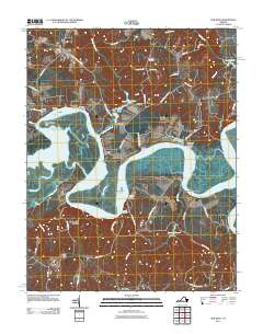 New Kent 2011 topographic map thumbnail