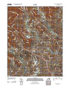 Stanardsville 2010 topographic map thumbnail