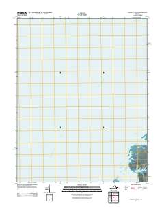 Nandua Creek 2011 topographic map thumbnail