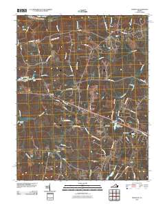 Powhatan 2010 topographic map thumbnail