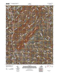 Rustburg 2010 topographic map thumbnail