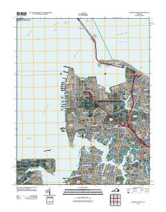 Norfolk North 2011 topographic map thumbnail