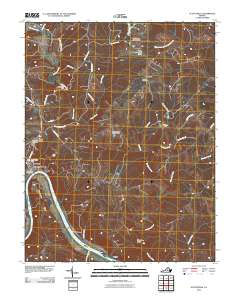 Scottsville 2010 topographic map thumbnail