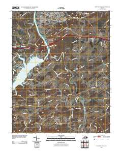 Radford South 2011 topographic map thumbnail