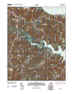 Saluda 2010 topographic map thumbnail