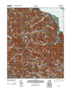 Toano 2011 topographic map thumbnail