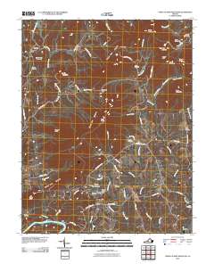 Tobacco Row Mountain 2010 topographic map thumbnail