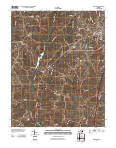 South Hill 2010 topographic map thumbnail