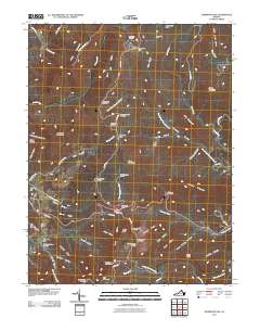 Thornton Gap 2011 topographic map thumbnail