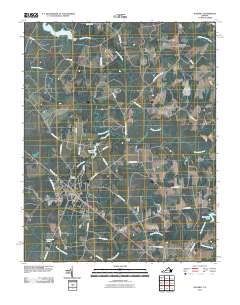 Waverly 2010 topographic map thumbnail
