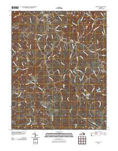Sanville 2010 topographic map thumbnail