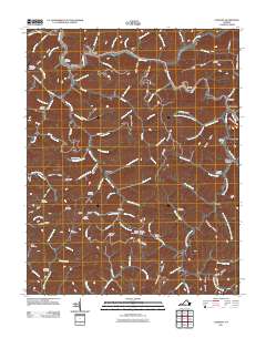 Vansant 2011 topographic map thumbnail