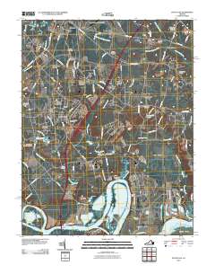 Dutch Gap 2010 topographic map thumbnail