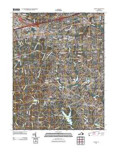 Fairfax 2011 topographic map thumbnail