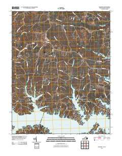 Gasburg 2010 topographic map thumbnail
