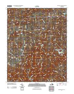 Meadows of Dan 2011 topographic map thumbnail