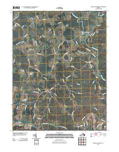 Germanna Bridge 2010 topographic map thumbnail