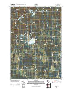 Rib Lake 2010 topographic map thumbnail