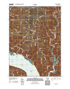 Potosi 2010 topographic map thumbnail