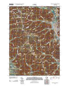 Richland Center 2010 topographic map thumbnail