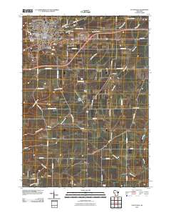Platteville 2010 topographic map thumbnail