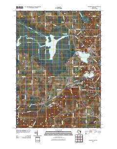 Elkhart Lake 2010 topographic map thumbnail