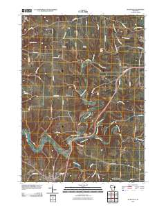 Dickeyville 2010 topographic map thumbnail