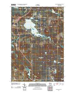 Spooner Lake 2010 topographic map thumbnail