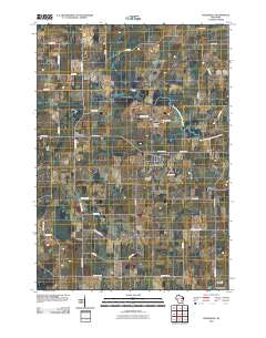 Rosendale 2010 topographic map thumbnail