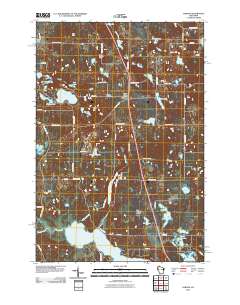 Sarona 2010 topographic map thumbnail