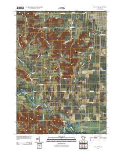 Sauk Prairie 2010 topographic map preview