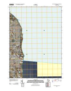 South Milwaukee 2010 topographic map thumbnail