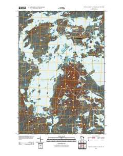 Turtle-Flambeau Flowage 2010 topographic map thumbnail