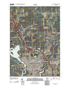 Stevens Point 2010 topographic map thumbnail