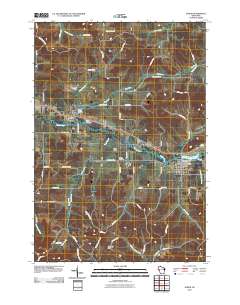 Strum 2010 topographic map thumbnail