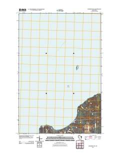 Mawikwe Bay 2011 topographic map thumbnail