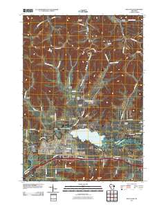 West Salem 2010 topographic map thumbnail