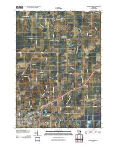 Waupun North 2010 topographic map thumbnail