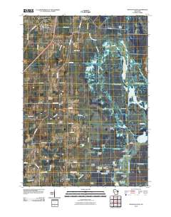 Waupun South 2010 topographic map thumbnail
