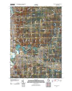 Wausau East 2010 topographic map thumbnail