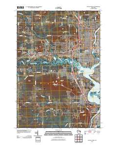 Wausau West 2010 topographic map thumbnail