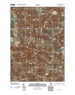 Wautoma NE 2010 topographic map thumbnail