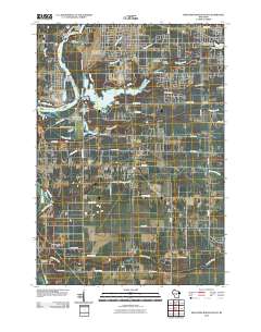 Wisconsin Rapids South 2010 topographic map thumbnail