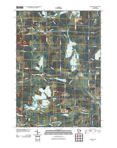 Wyeville 2010 topographic map thumbnail