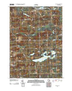 Wyocena 2010 topographic map thumbnail