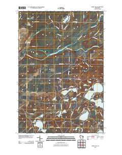 Webb Lake 2010 topographic map thumbnail