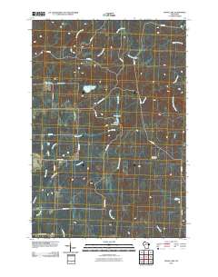 Wood Lake 2010 topographic map thumbnail
