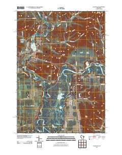 Galesville 2010 topographic map thumbnail